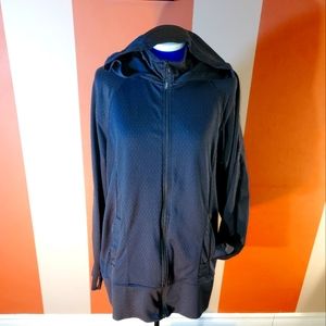 Mondetta Women's Hooded Yoga Full Zip Jacket